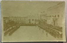 British Army Valletta Malta Official Ceremony Real Photo Postcard