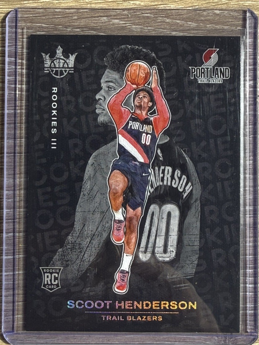 2023-24 Court Kings Scoot Henderson RC Rookies Level III 3 SSP Blazers #141