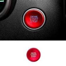 For Hyundai Tucson 2022-2025 Red Engine Switch Button Covers Trim
