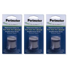 Perimeter Invisible Fence Compatible R21 and R51 Dog Collar Battery 3PCK