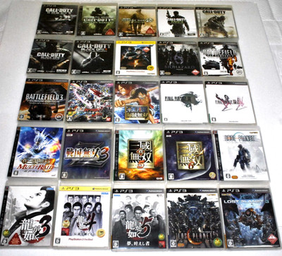 Lot of 25 PlayStation3 PS3 Japan Game - Ryu Ga Gotoku, Call of