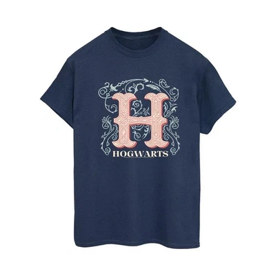 Harry Potter - Camiseta H en flores de Algodón para Mujer - Imagen 1 de 3