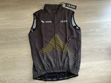 Gilet Le Col x SIS Ventoux Uomo Nero Leggero - Taglia S - Nuovo Con Etichette