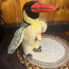 Vintage Steiff Mohair Penguin 8" "Peggy" Excellent Overall Must See No ID