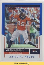 2017 Score Artist's Proof /35 Virgil Green #295 READ 0l1