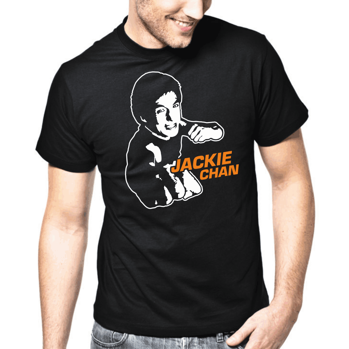 Jackie Chan Portrait Kung Fu Karate Action Cult Fan Fanshirt Gift T-Shirt