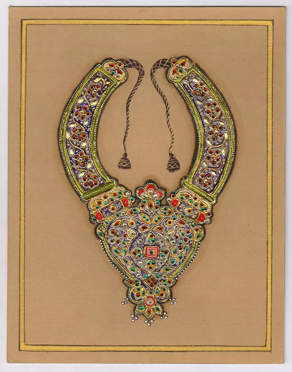 Miniature painting best sale jewellery