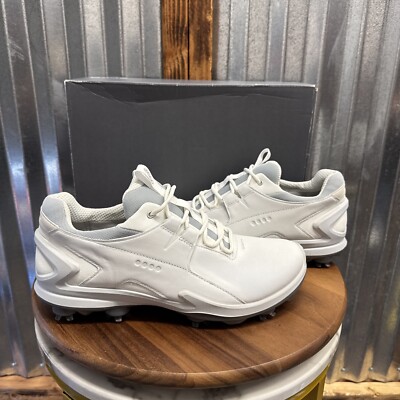 Ecco Biom Tour Golf Shoes Fluidform White Mens Size 10-10.5 EU 44 New In Box