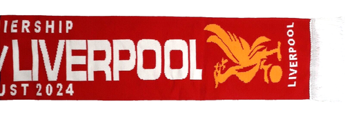 Ipswich Town v Liverpool 17/08/2024 Fifty/50 Match Scarf & Football Memorabilia - Picture 5 of 7