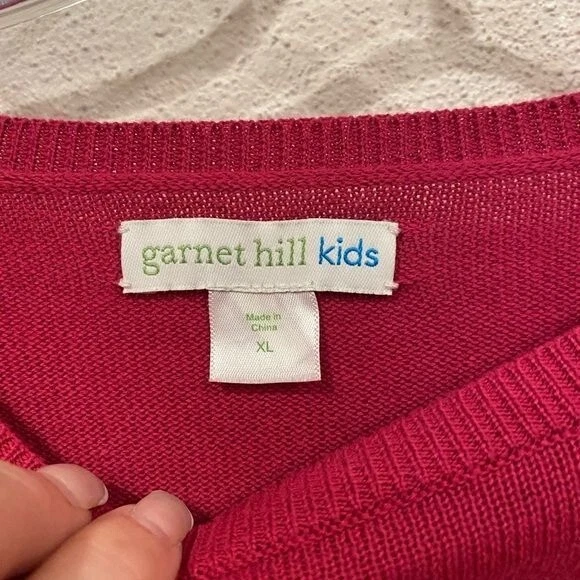 Garnet Hill Organic Cotton Sweater Size XL EUC - Image 2 of 4