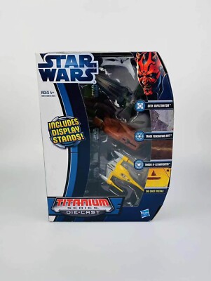 Star Wars Titanium Series ダイキャストモデル4点セット