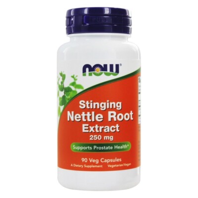 NOW Foods Nettle Root Extract Vegetarian 250 mg., 90 Vegetarian Capsules