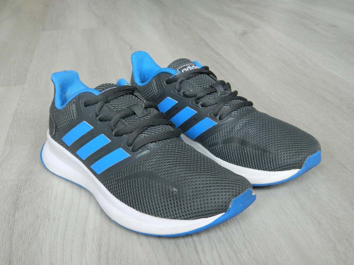 Adidas Runfalcon Ladies Trainers Grey Blue Size