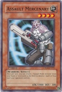 Assault Mercenary - CRMS-EN023 - Common - 1st Edition x3 - Lightly Played