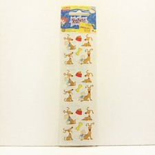 Vintage RUGRATS Sandylion, 1997 STICKER SHEET  Tommy Spike SEALED Nickelodeon