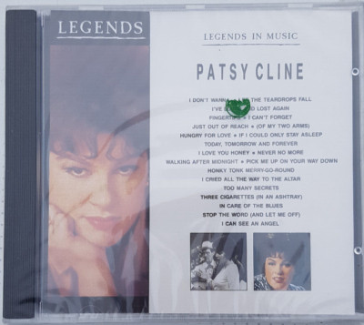 PATSY CLINE - LEGENDS IN MUSIC CD LECD 022, neu, noch verschweißt