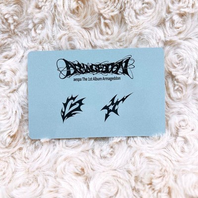 aespa KARINA WINTER Armageddon WARNER MUSIC JAPAN Unit Photocard 