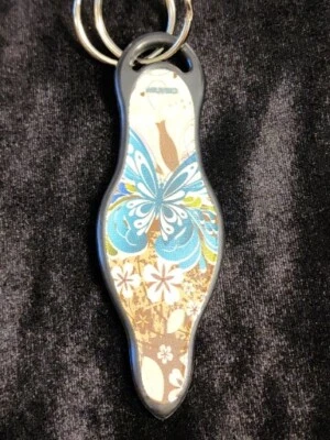 NEW Munio Self Defense Key Chain Brownie (Butterfly) Kubaton Personal Safety