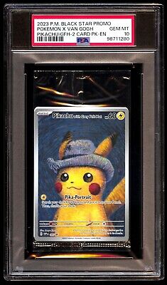PSA 10 Gem Mint Pikachu with Grey Felt Hat Van Gogh 202 SVP PSA 10 Gem Mint Pikachu with Grey Felt Hat Van Gogh 202 SVP
