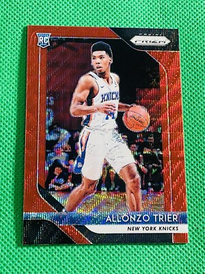 2018 Panini Prizm Ruby Wave Allonzo Trier Rc #209