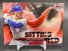 2018 Topps Finest Sitting Red #SR-JD Josh Donaldson - Toronto Blue Jays