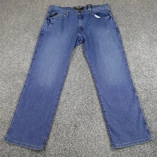 Ariat Jeans Mens 40X32 Dark Blue Denim M4 Low Rise Boot Western Cowboy Workwear