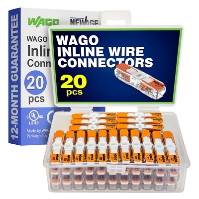 221-2401 20Pc Inline Splicing Wire Connectors Pack | Includes (20X) 221-240