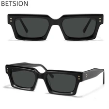 BETSION Retro Fashion Acetate Sunglasses Men Women Outdoor UV Hand Made Eyeglass