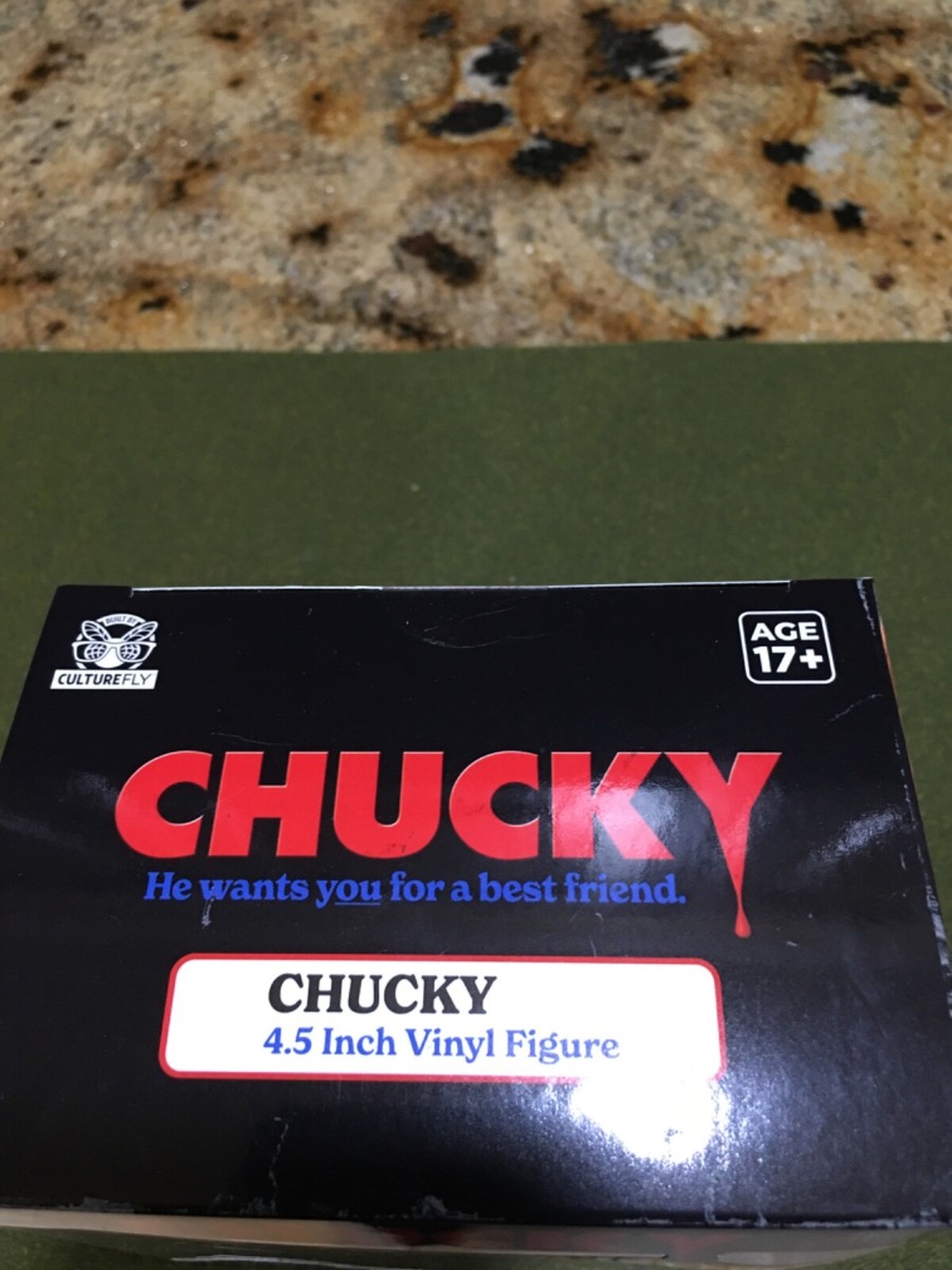 Culturefly Chucky & Tiffany 4.5 Inch Vinyl Figure Full Color