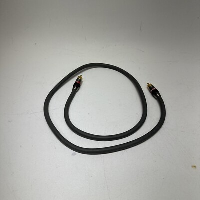 MONSTER CABLE Interlink 400 MkII CABLE 3ft Long GOLD PLATED MALE ENDS