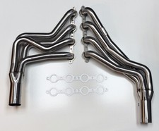 Benson T304 Ls Engine Conversion Swap Long Tube Headers For Impala Firebird Benson T304 Ls Engine Conversion Swap Long Tube Headers For Impala Firebird