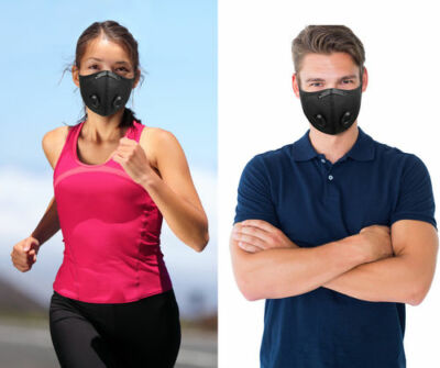  Unisex Cycling Riding Air Purifying Half Face Mask Haze Fog Sport Mouth Cover 
