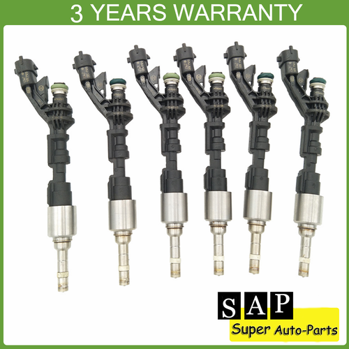 Set of 6 Fuel Injectors FX239F593AC For Jaguar FType XJ XF 20132015