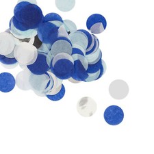 Papier Konfetti Blau Silber Schwarz Tisch Streu Deko Geburtstag Hochzeit JGA