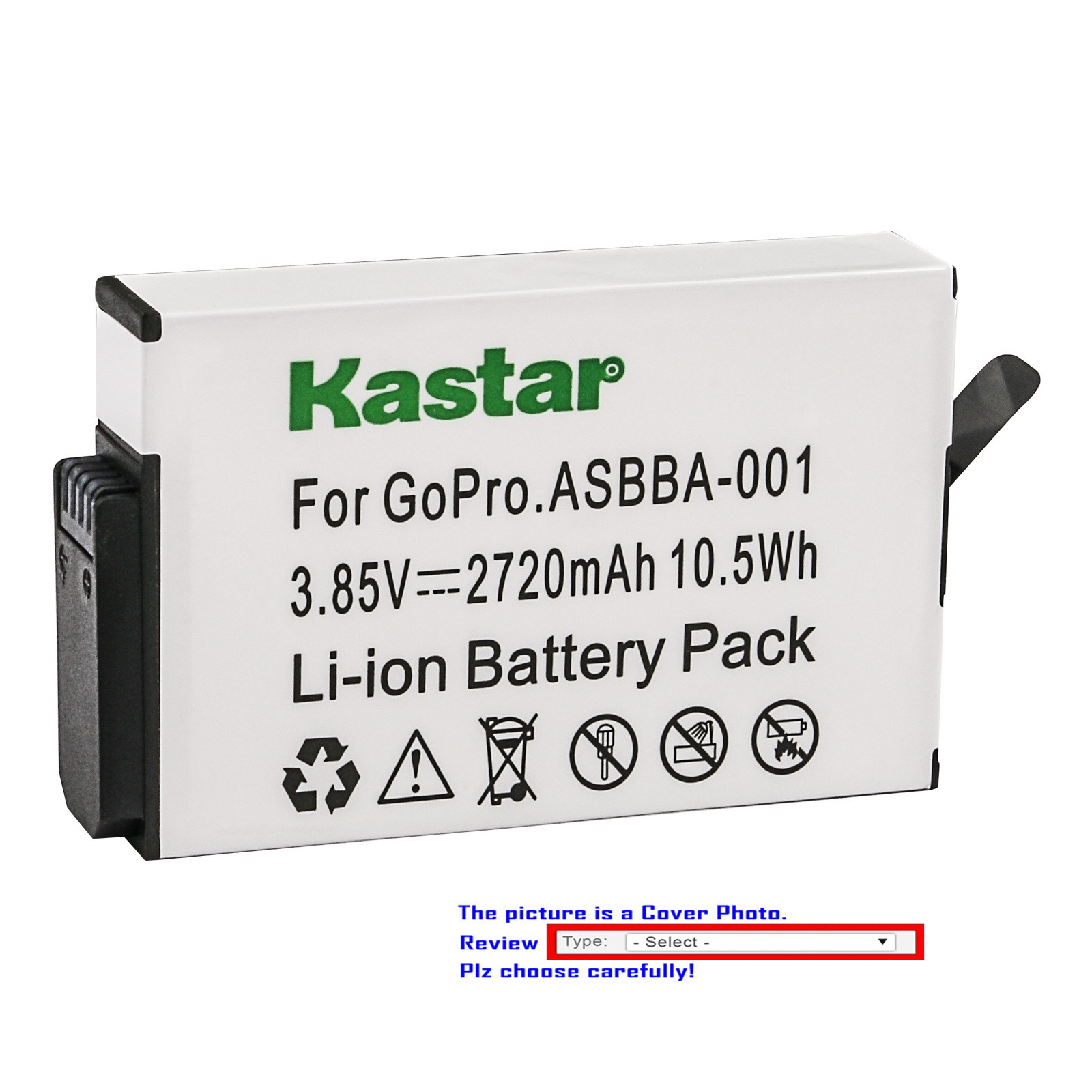 Kastar Replacement Battery for GoPro ASBBA-001 & Gopro Fusion 360 Degree Camera
