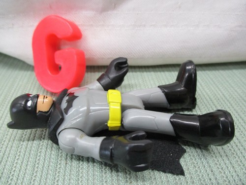 Fisher Price Imaginext Super Friends Batman Black Helmet Gray Body Pick One Toy - Picture 24 of 37