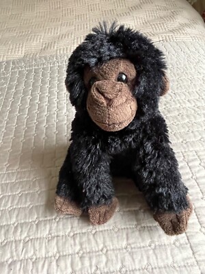 Wild Republic Affe 9 Zoll Plüsch Affe Gorilla Schimpanse King Kong Spielzeug Tier schwarz