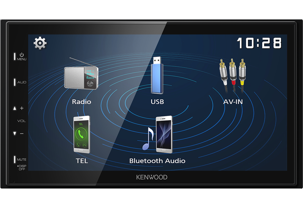 Kenwood DMX129BT 6.8" Mechless Android Mirroring Bluetooth USB Car