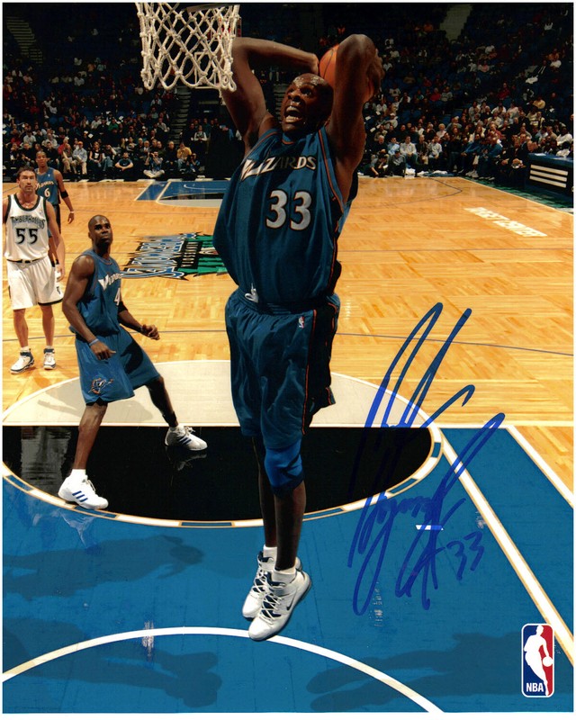 Washington Wizards Brendan Haywood autographed 8 x 10 photo 