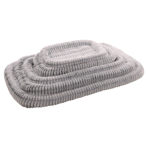 Cuscino Per Cani Flamingo Stella Rettangolare Grigio-Bianco Lavabile