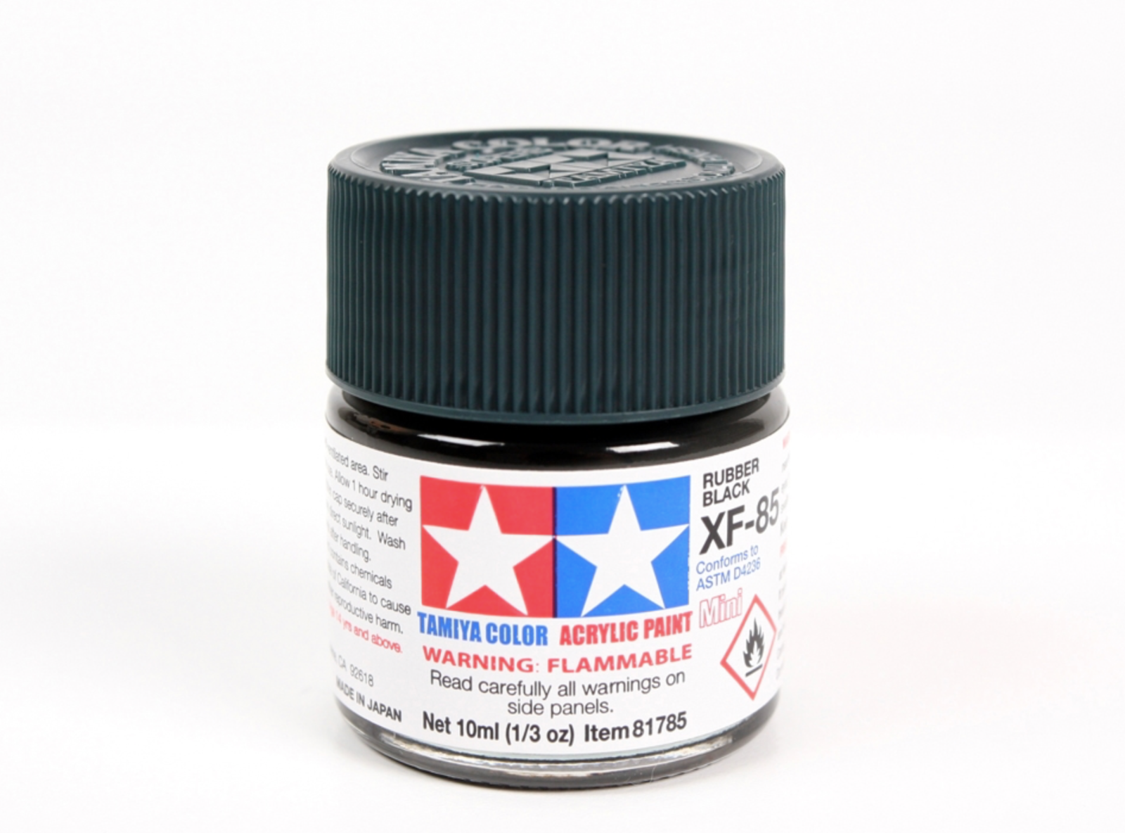 Tamiya XF85 Rubber Black | 10ml