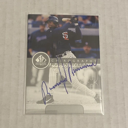1999 Upper Deck SP Authentic Ruben Rivera On Card Auto Autograph