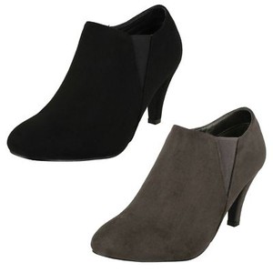 low cut heel boots