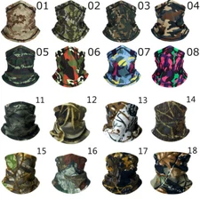 UV Sun Shield Neck Gaiter Sport Fishing Scarf Full Face Mask Headwear Face Cover