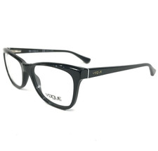 Vogue Eyeglasses Frames VO2763 W44 Shiny Black Cat Eye Full Rim 51-17-135