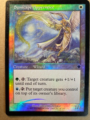 MTG 1x FOIL Sunscape Apprentice Invasion Pauper Magic the Gathering Card x1 HP