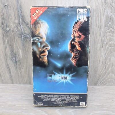 Enemy Mine VHS Tape 1986 CBS FOX 1st Release Horror Movie Film Classic