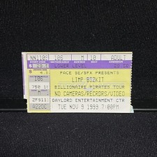 Limp Bizkit Gaylord Entertainment Center Concert Ticket Stub Vintage 1999