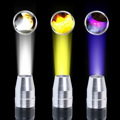 3 In 1 Flashlight UV Ultraviolet 365nm White Yellow Light Jewelry Jade Stone Detection Blacklight High Powerful Flash Torch Lamp 3 In 1 Flashlight UV Ultraviolet 365nm White Yellow Light Jewelry Jade Stone Detection Blacklight High Powerful Flash Torch Lamp