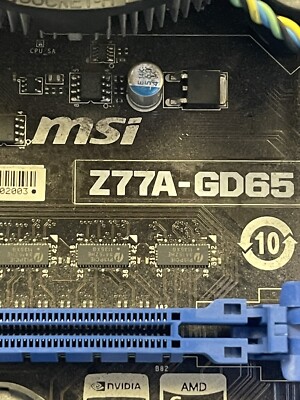 MSI Z77A-GD65 GAMING MOTHERBOARD | For Intel | DDR3 SDRAM | 4